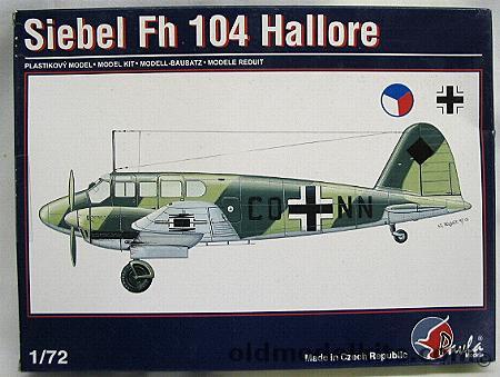 Pavla 1/72 Siebel Fh-104 Hallore, 72021 plastic model kit
